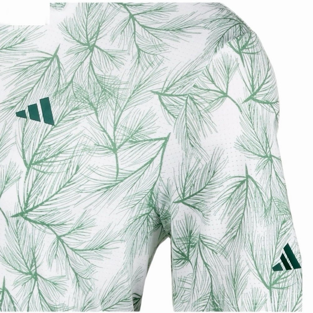 adidas Golf Ultimate365 Mesh Pine Print Shirt - Picture 5 of 15